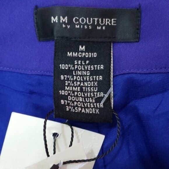NWT MM Couture | Tie Waist Cuffed Soft Shorts Size Medium - Picture 4 of 5